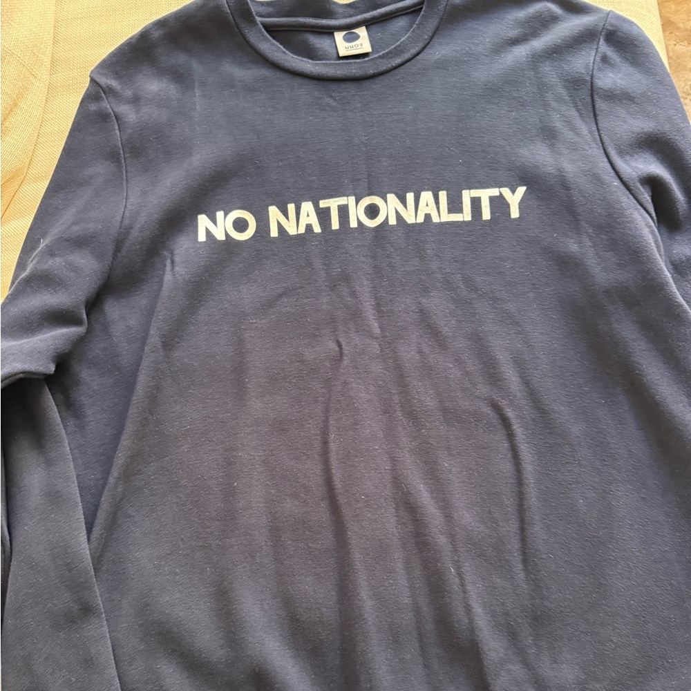 No Nationality Navy Sweatshirt